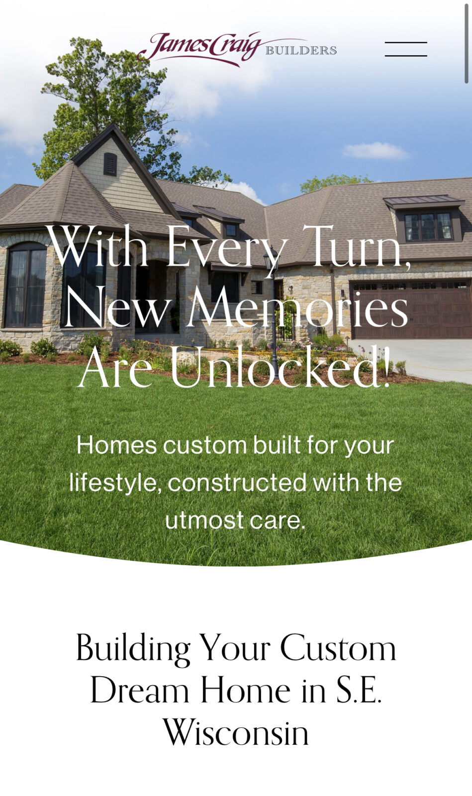 James Craig Builders | Website - Third Eye Local
